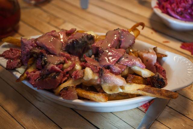 The money shot: smoked meat poutine